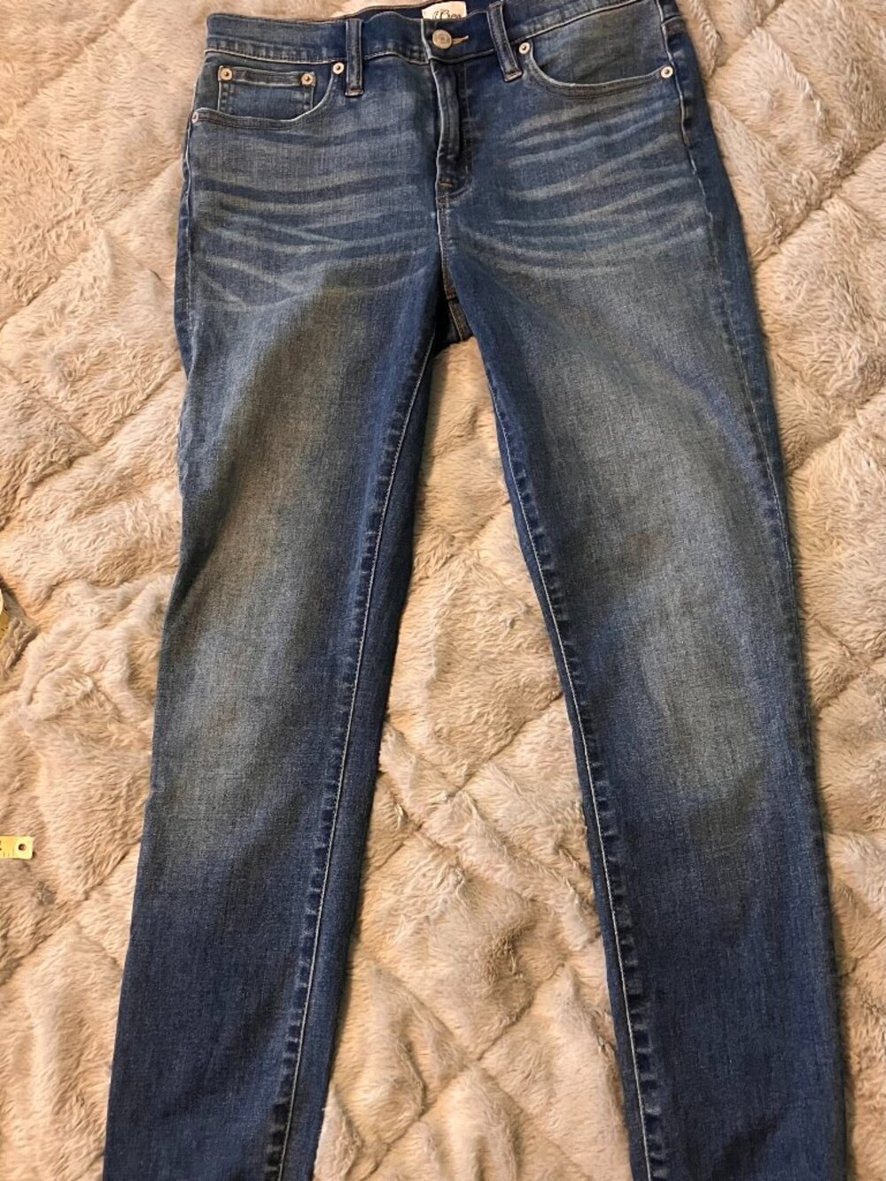 JCrew 9 inch toothpick jeans- Size 29 Tall